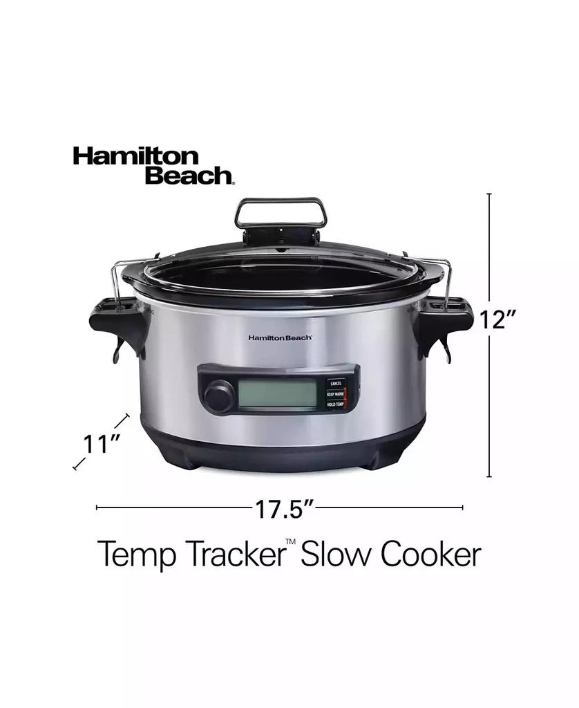Hamilton Beach Temp Tracker 6 Qt. Slow Cooker - 33867 9