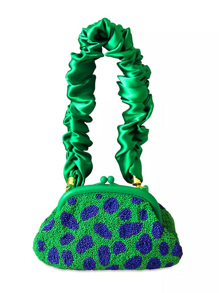 Brunna.co ARNOLDI Hand-beaded Clutch Bag In