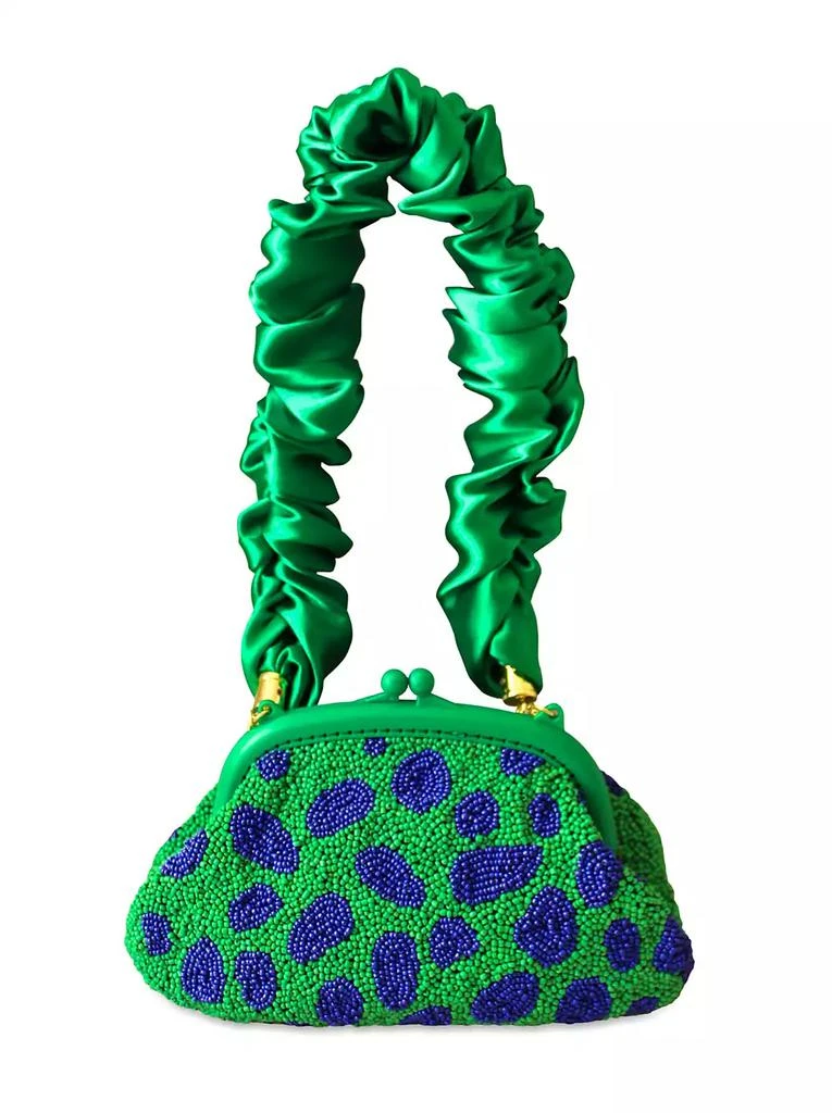 Brunna.co ARNOLDI Hand-beaded Clutch Bag In 1