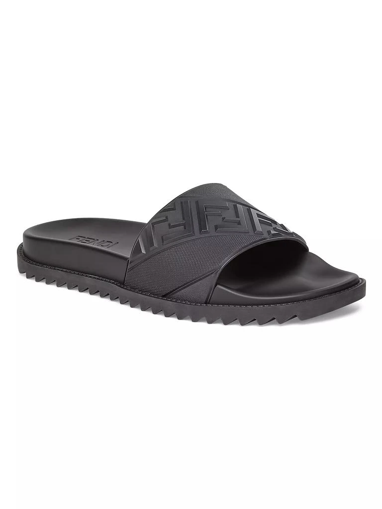 Fendi FF Diagonal Logo Print Slides 2