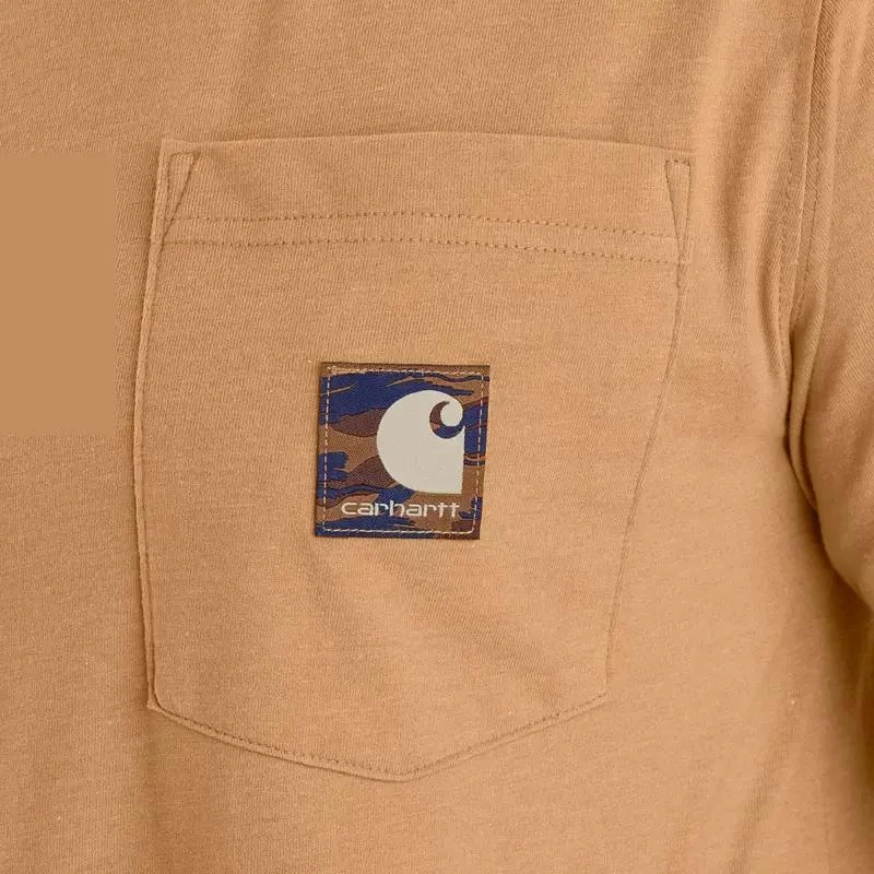 Carhartt Carhartt Men's Lightweight Short-Sleeve Pocket Camo Patch T-Shirt 3