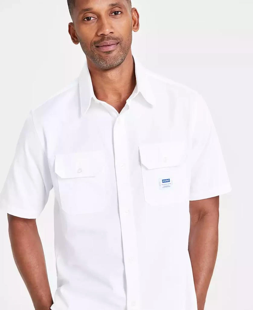 Hugo Boss Men's Loose-Fit Button-Down Twill Shirt 2