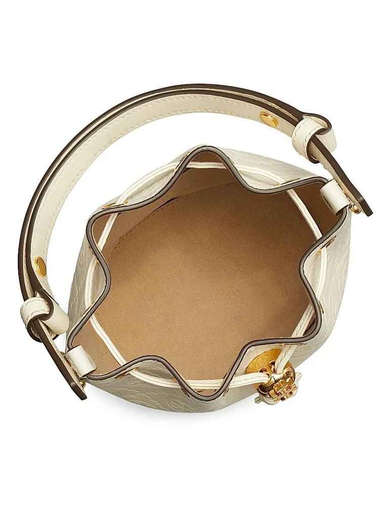 Tory Burch Mini T Monogram Leather Bucket Bag 2