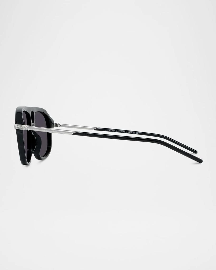 Givenchy Men's GV40113IM Acetate Square Sunglasses 4