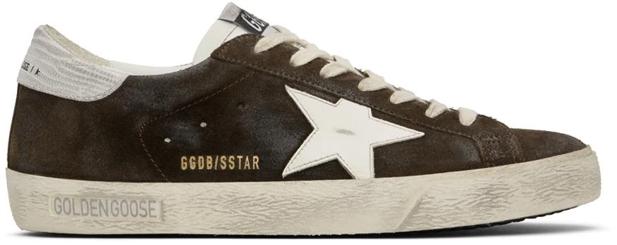 Golden Goose Brown Super-Star Sneakers 1
