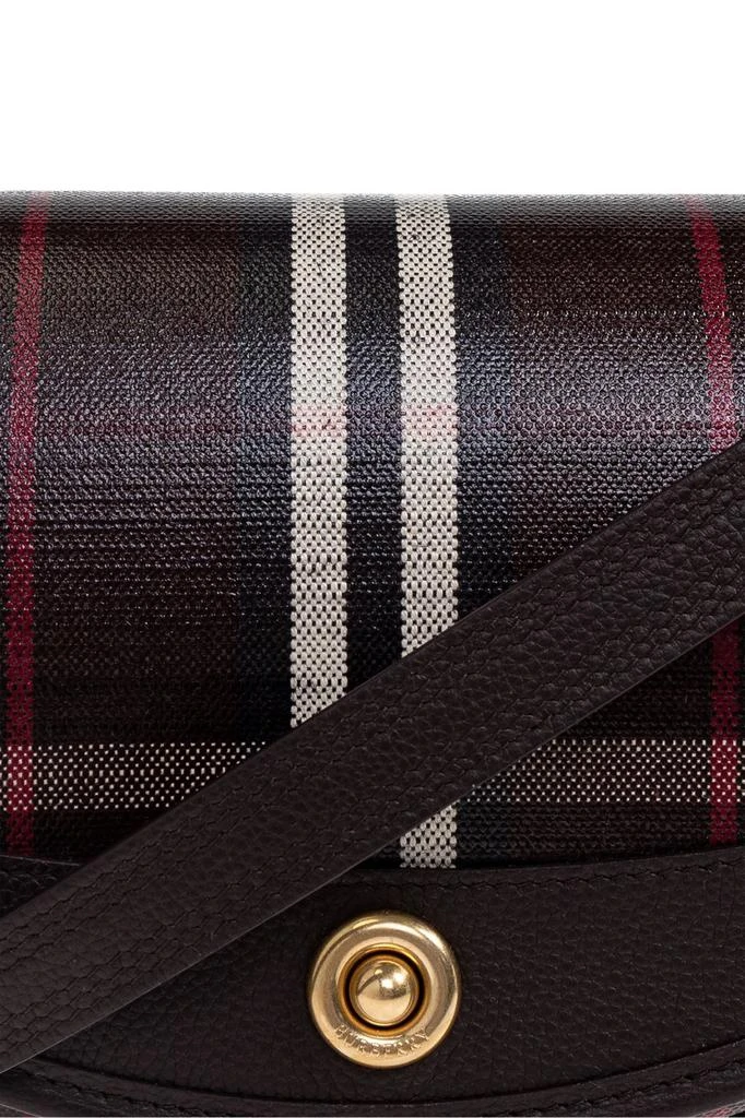Burberry Burberry Highlands Checked Crossbody Bag 5