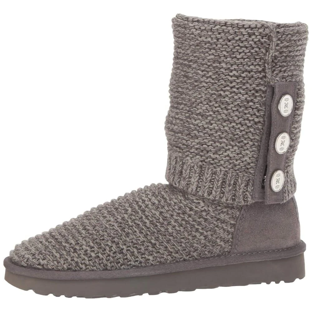 UGG UGG Purl Cardy Knit Charcoal  1094949-CHRC Women's 1