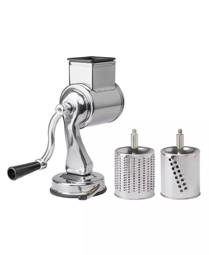 Fante's Suction Base Cheese Grater with 2 Grating Drums, The Italian Market Original since 1906 1