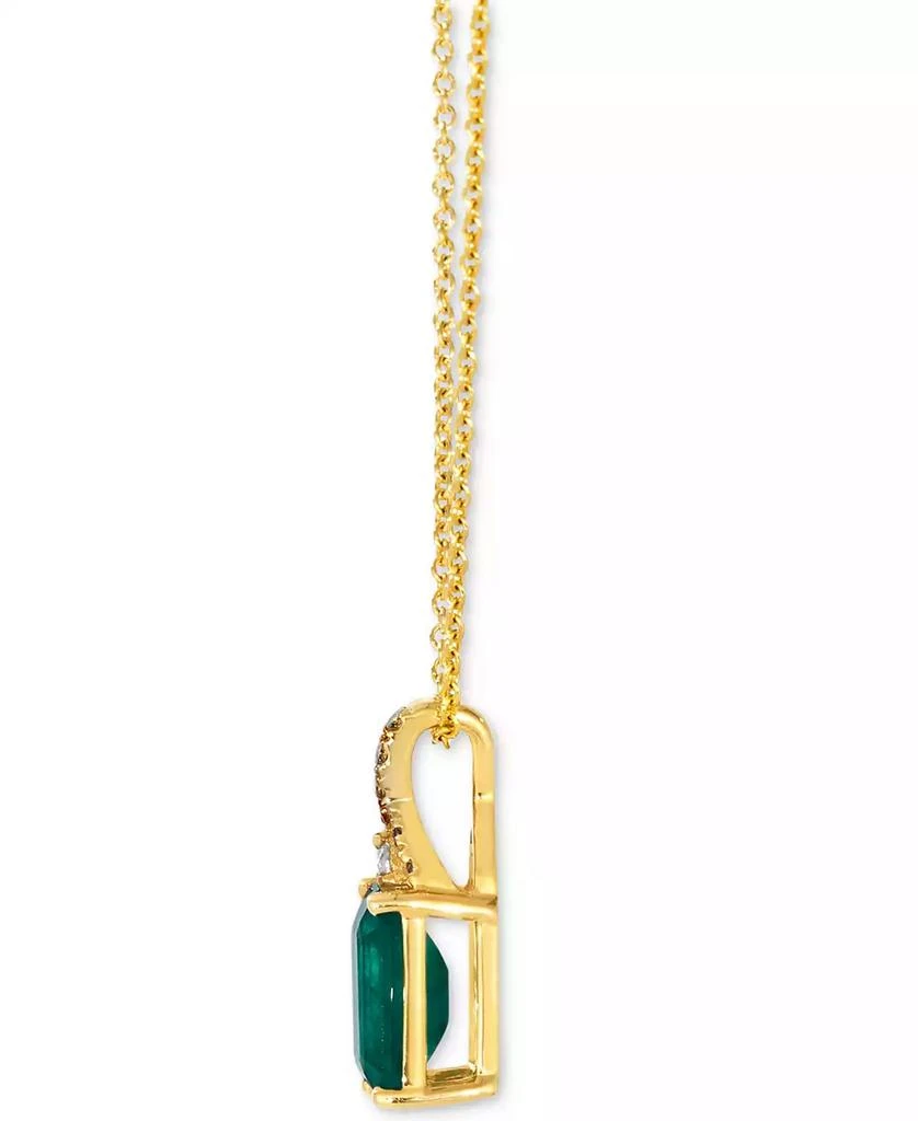 Le Vian Emerald (1 ct. t.w.), Nude Diamond & Chocolate Diamond Accent 20" Pendant Necklace in 14k Honey Gold 2