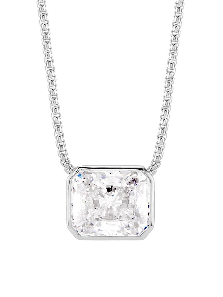Adriana Orsini Feliz Sterling Silver & Cubic Zirconia XL Pendant Necklace 1