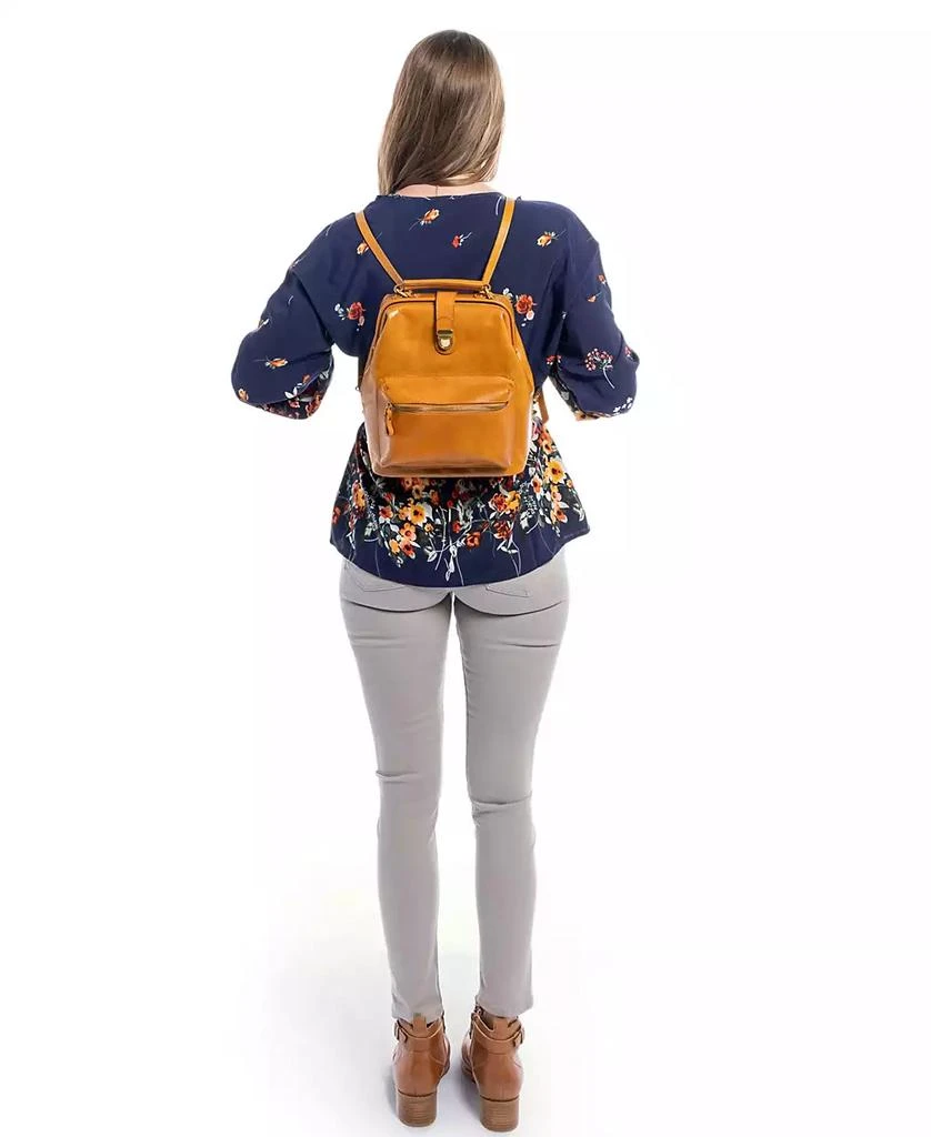 OLD TREND Women's Genuine Leather Doctor Backpack 10