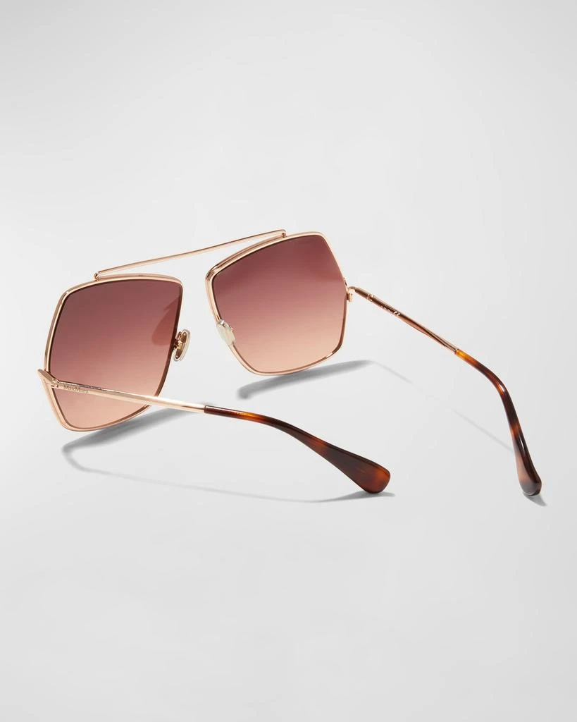 Max Mara Elsa Geo Metal Butterfly Sunglasses - Accessories  display picture 2