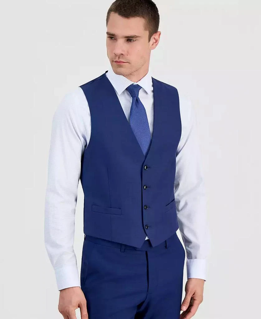 Calvin Klein Men
s Slim-Fit Wool Suit Separates Vest