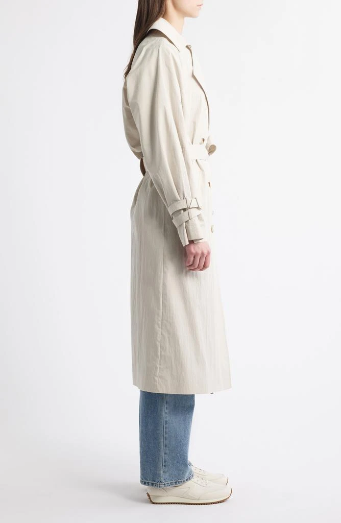 Bernardo Double Breasted Belted Trench Coat 3