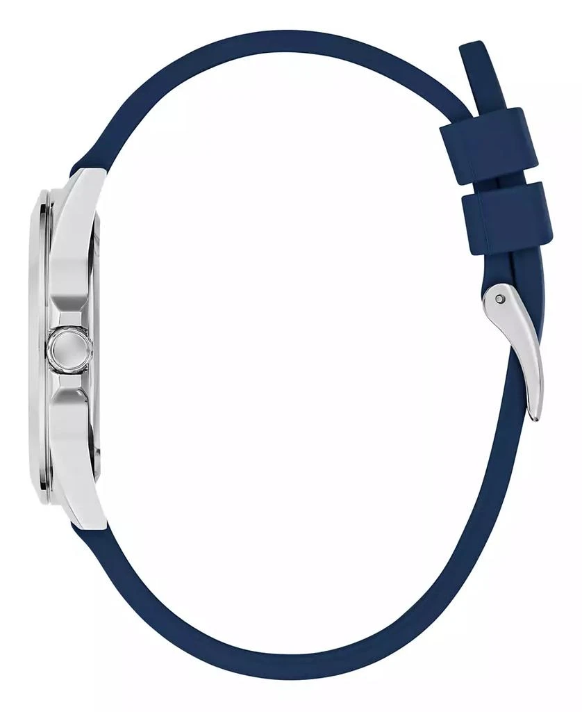 GUESS Women's Analog Blue Silicone Watch 36mm 2