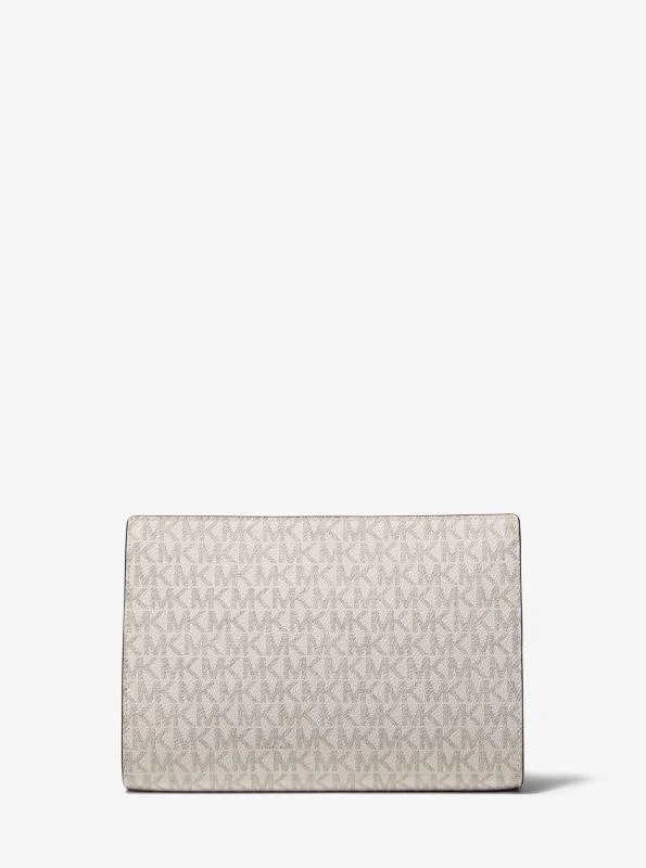 Michael Kors Medium Logo Stripe Zip Pouch 3