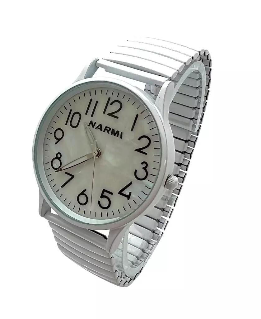 Olivia Pratt White Stretch and Classic Analog Women Watch