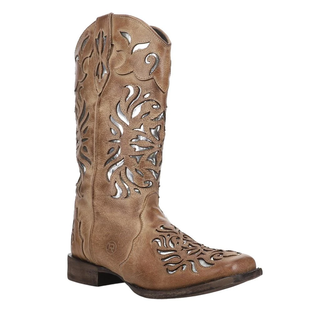 Roper Belle II Square Toe Cowboy Boots 2