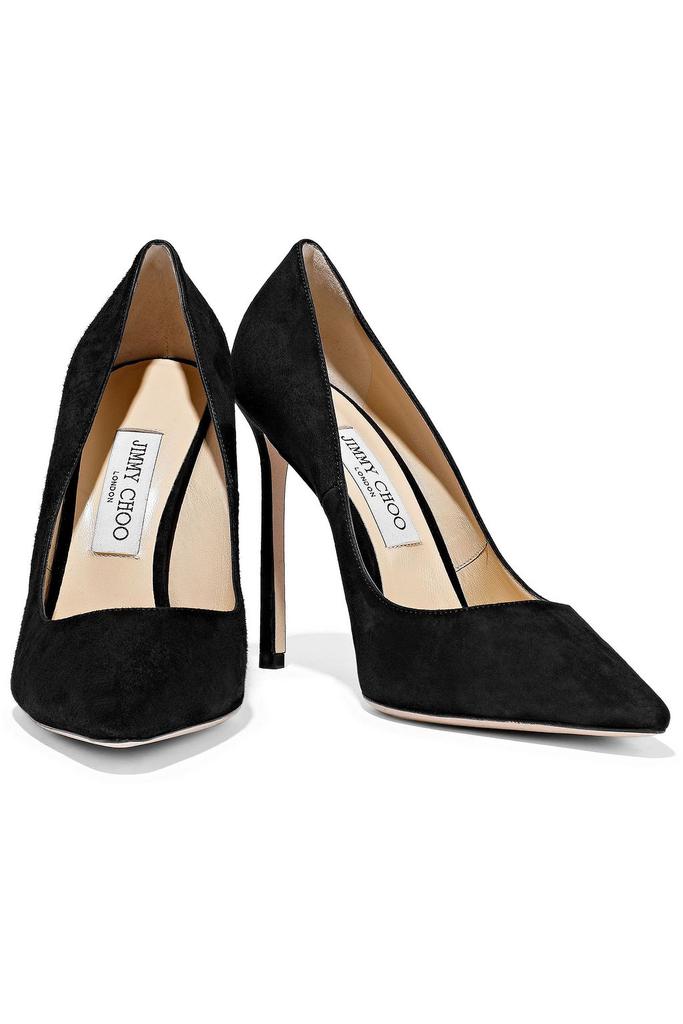 Jimmy Choo Romy 100 suede pumps