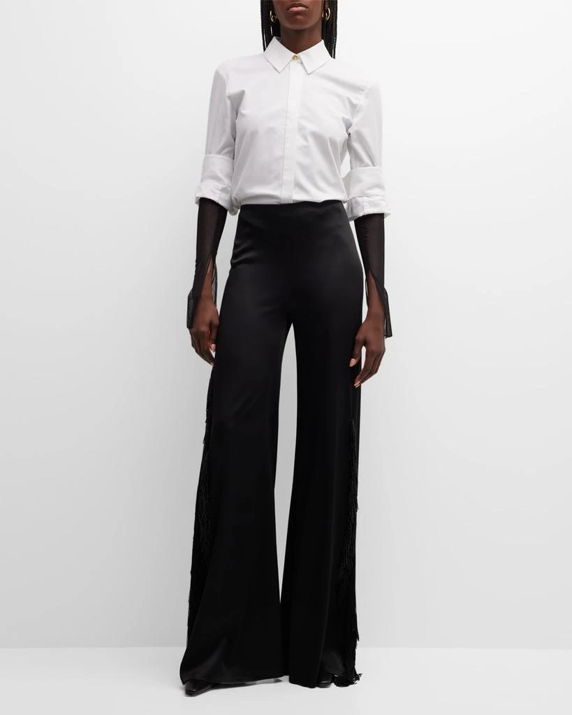 Hellessy Lucky Fringe Palazzo Pants 3