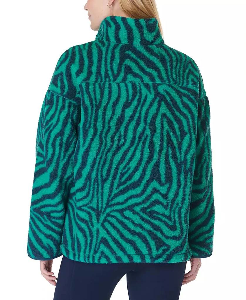 SWEATY BETTY Women's Karma Half-Zip Printed Fleece Top 2