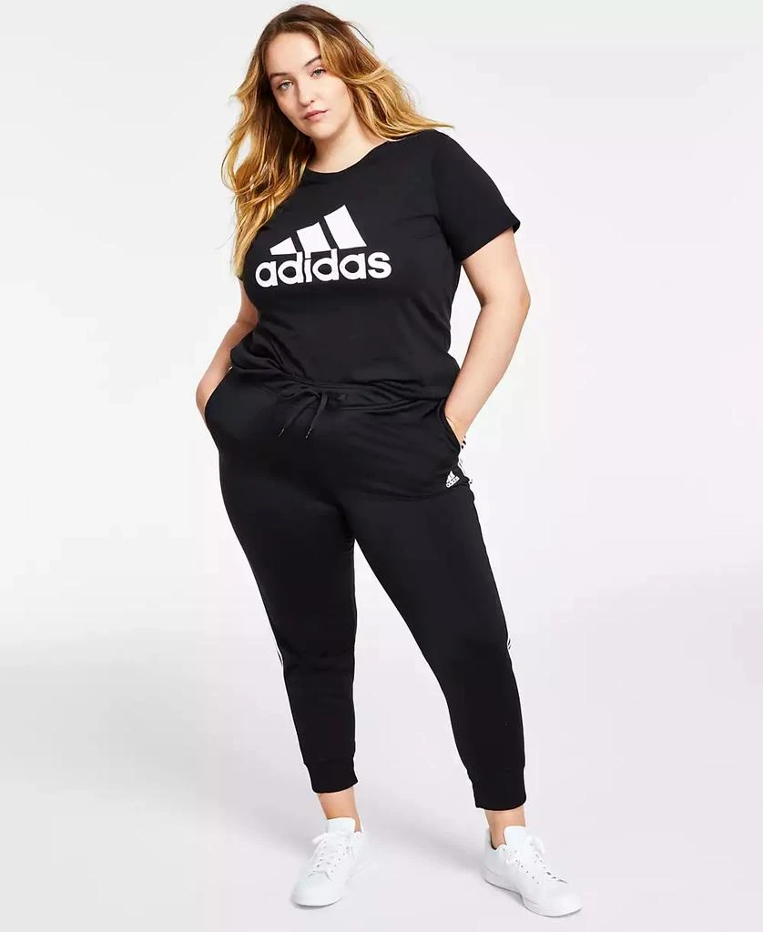 Adidas Women's Essentials Warm-Up Slim Tapered 3-Stripes Track Pants, XS- 6