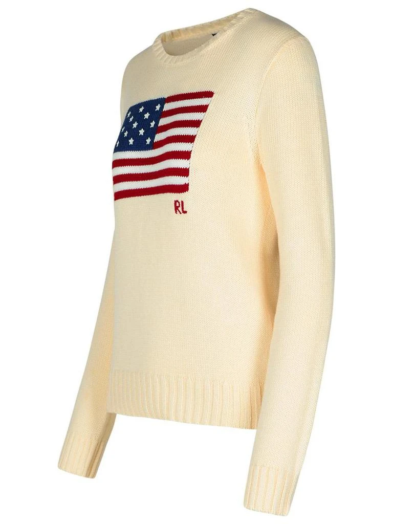 Ralph Lauren Polo Ralph Lauren Cream Cotton Sweater 2