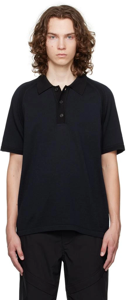 Dunhill Navy Raglan Polo 1