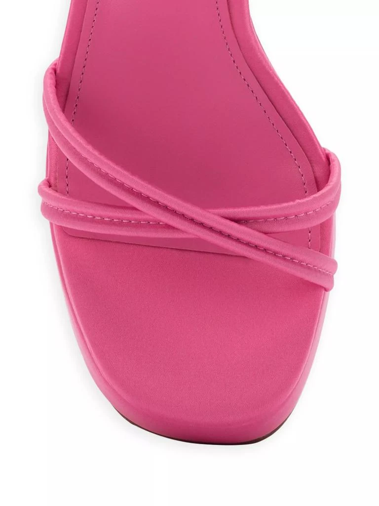 Larroudé Annie 140MM Satin Platform Sandals 4