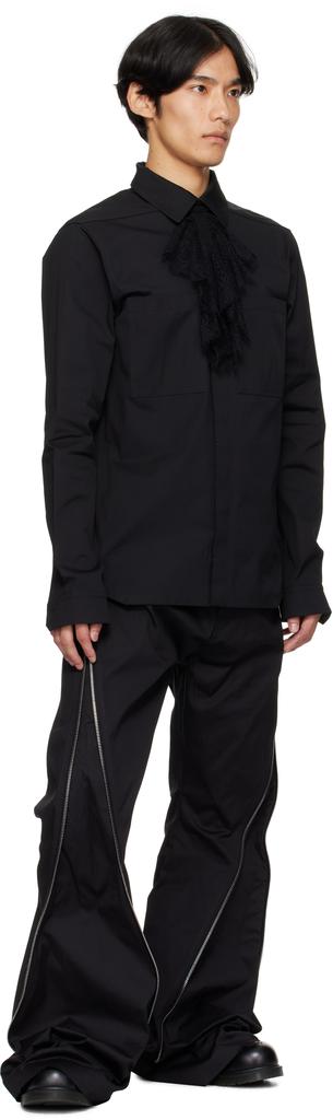 ANN DEMEULEMEESTER Black Britten High Neck Collar