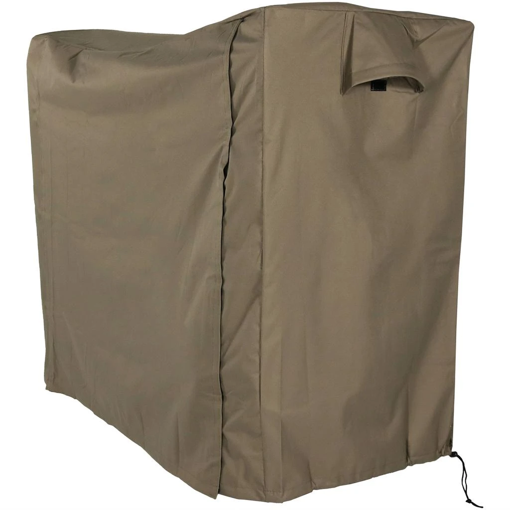 Sunnydaze Outdoor Weather-Resistant Durable Polyester with PVC Backing Firewood Log Hoop Cover - 4' 1