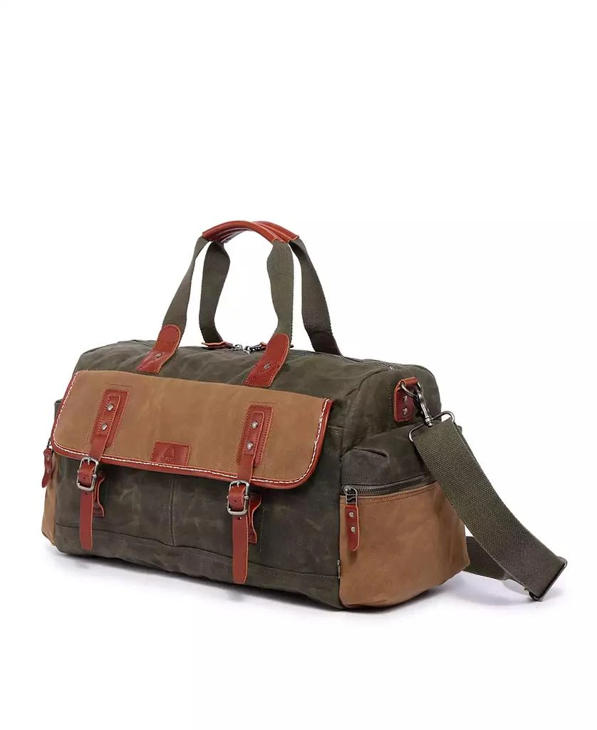 TSD BRAND Stone Creek Waxed Canvas Duffel Bag 6
