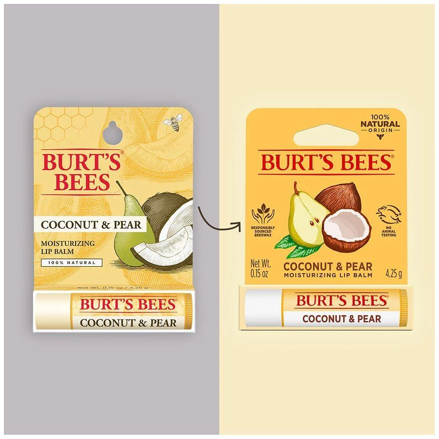 Burt's Bees Lip Balm, Natural Origin Lip Care Coconut and Pear 5