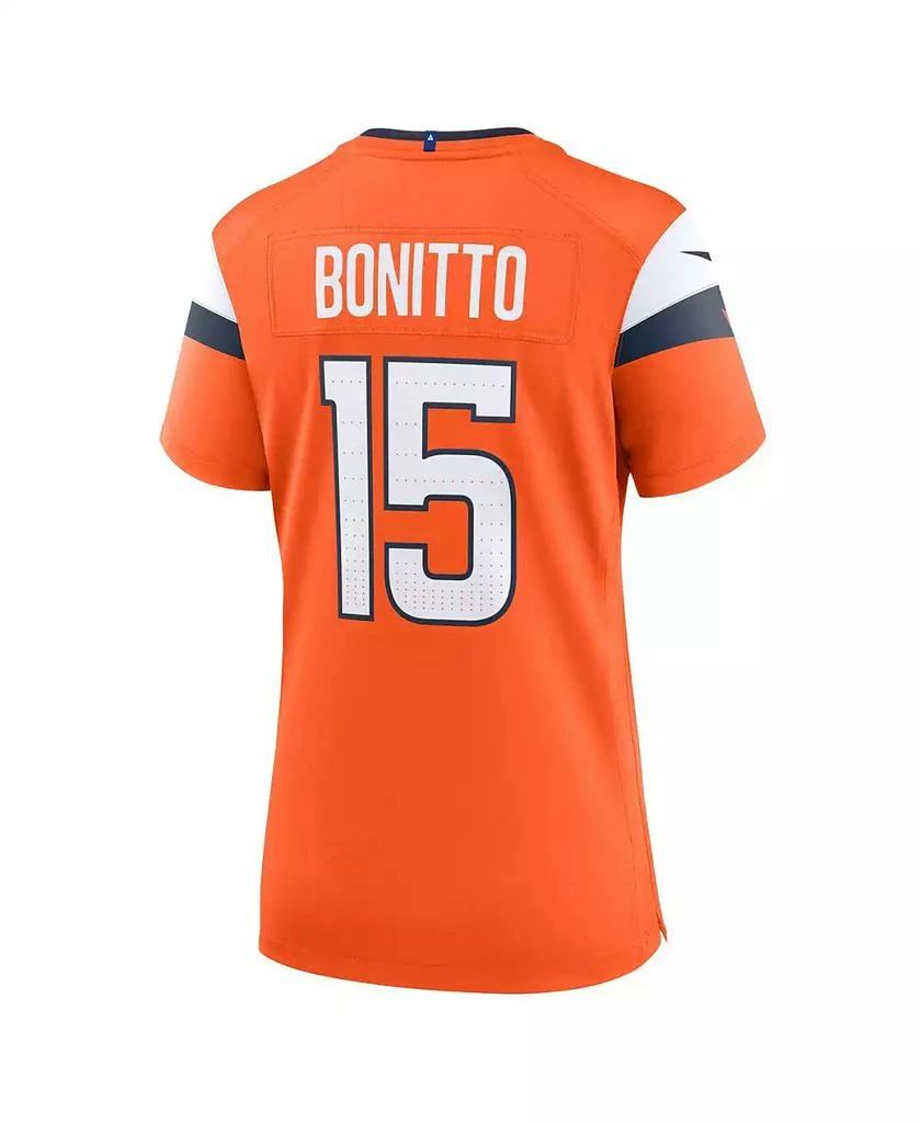 NIKE Women's Nik Bonitto Orange Denver Broncos Team Game Jersey 3
