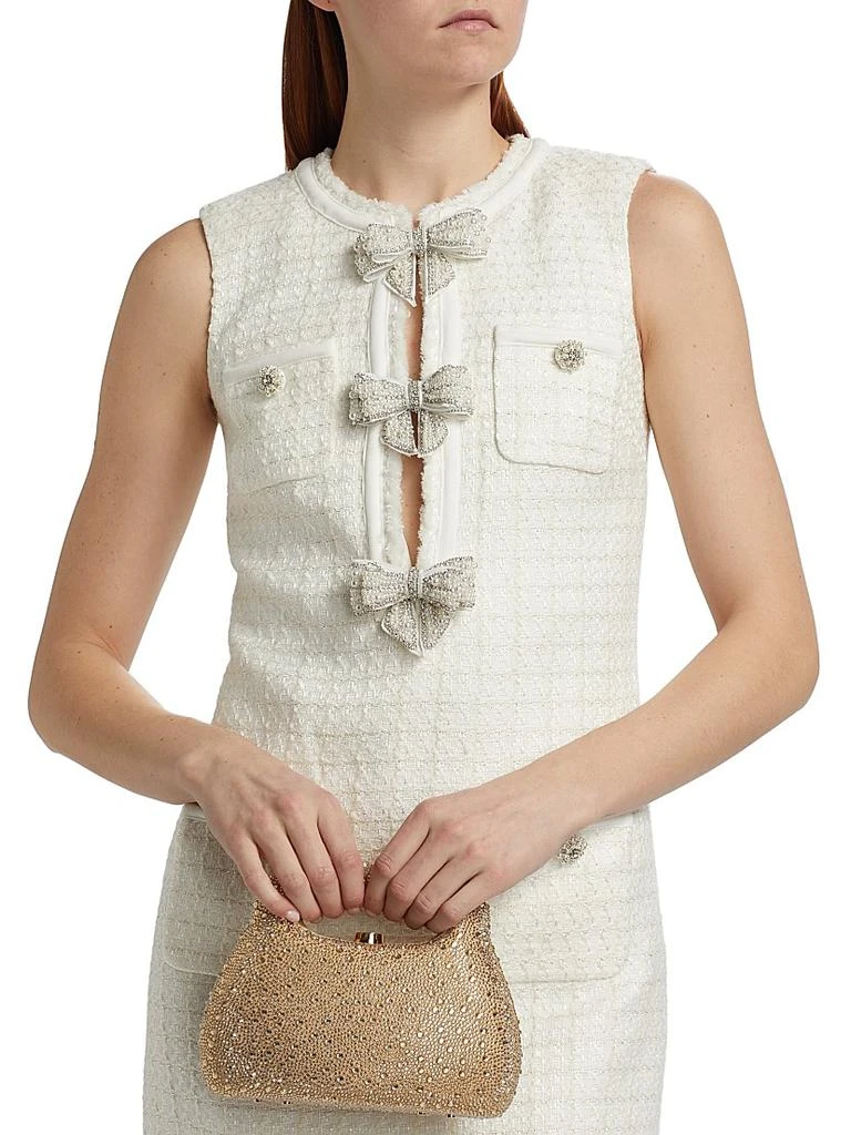 Self Portrait Bouclé Bow Minidress 6