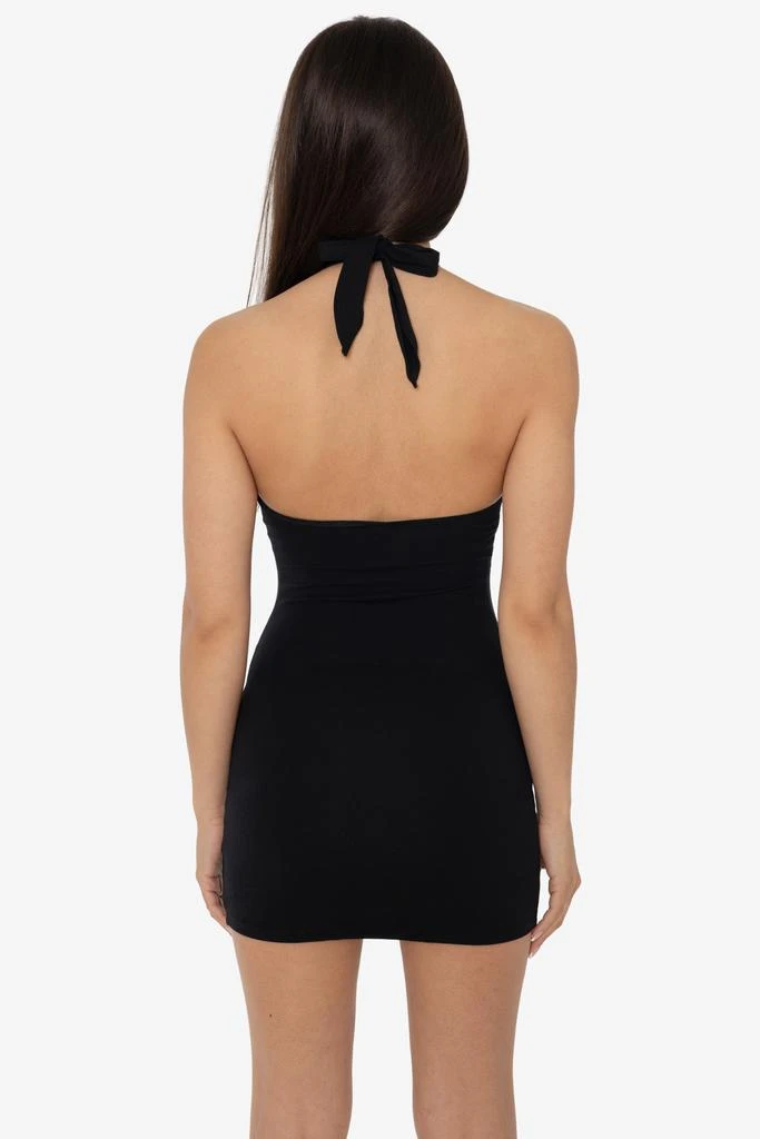 Los Angeles Apparel 8372 - Cotton Spandex Halter Mini Dress 6