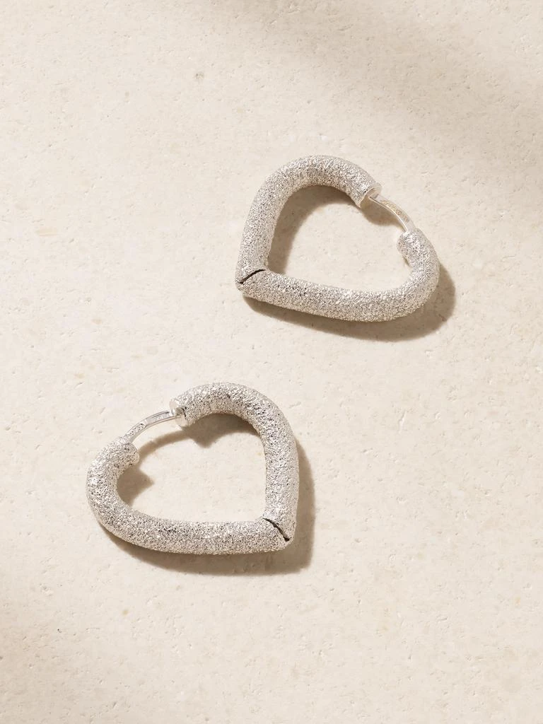 CAROLINA BUCCI Cuore Huggy 18k 白金耳环 1