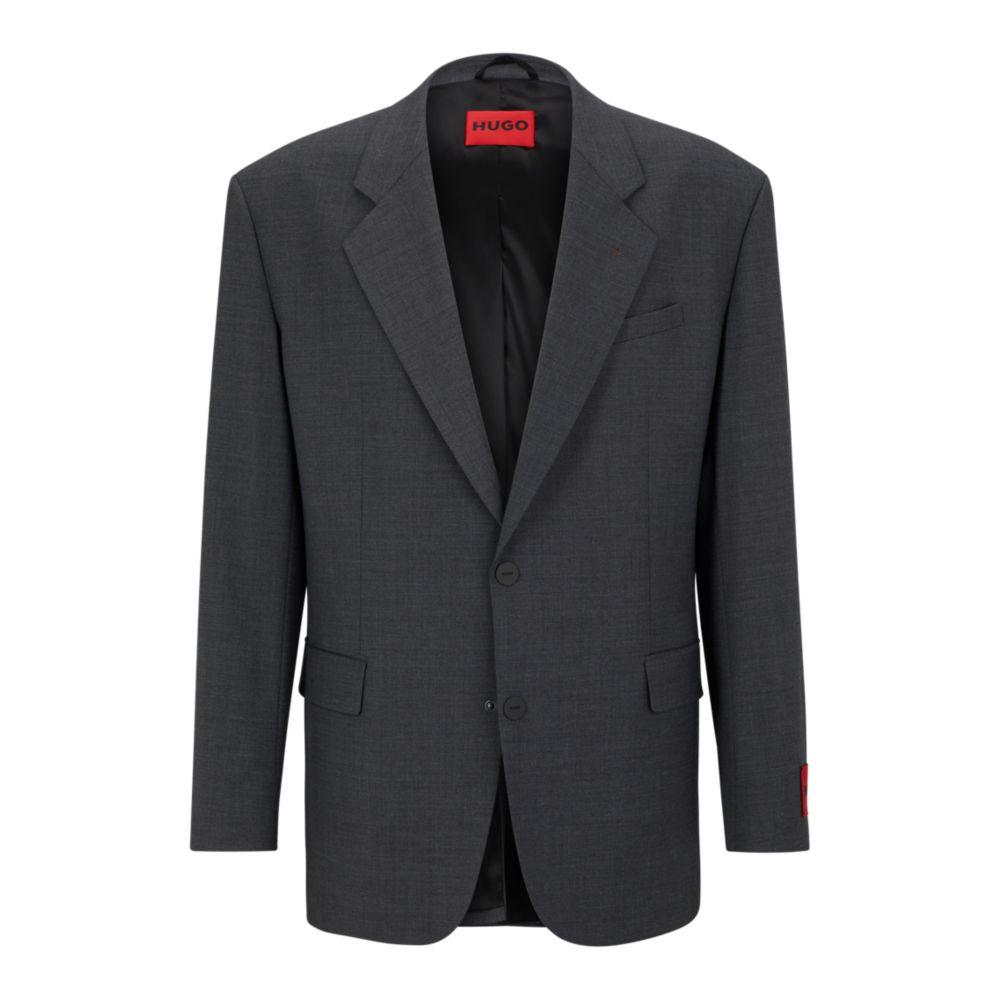 Hugo Boss Oversized-fit jacket in performance-stretch fabric