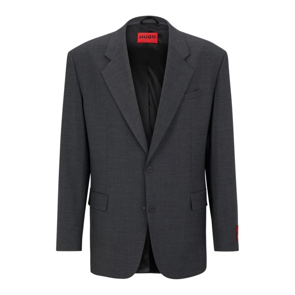 Hugo Boss Oversized-fit jacket in performance-stretch fabric 1