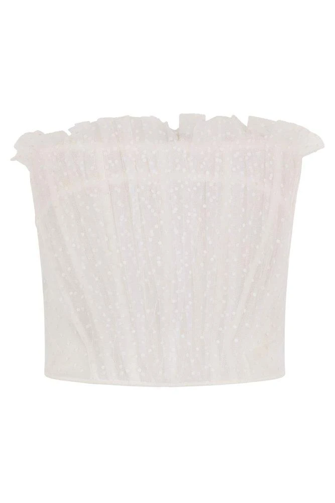 PHILOSOPHY di LORENZO SERAFINI Philosophy Di Lorenzo Serafini Polka Dot Bustier Top