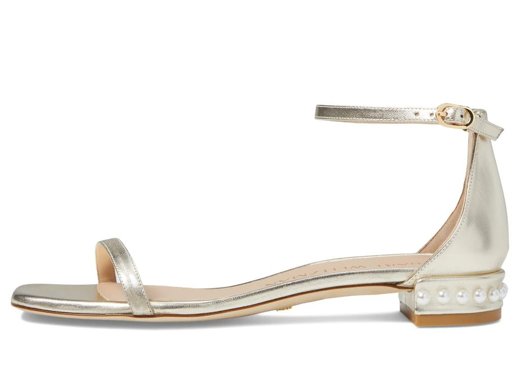 Stuart Weitzman Nudistcurve Pearl Flat Sandal 3