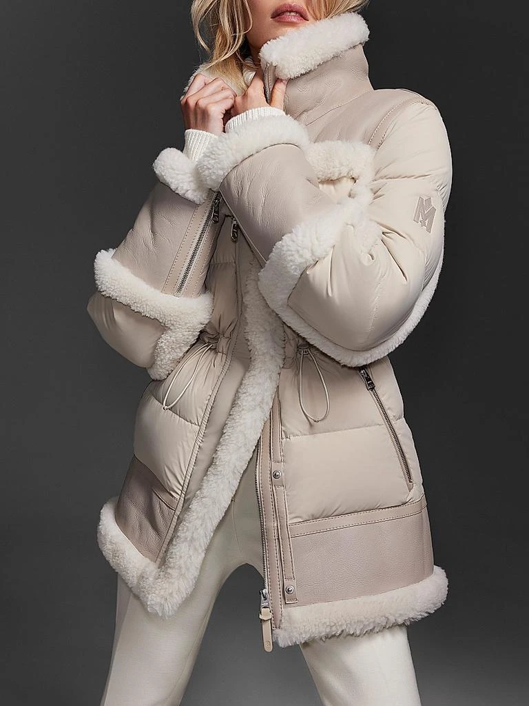 Mackage Lilibeth Mixed-Media Shearling Down Parka 7