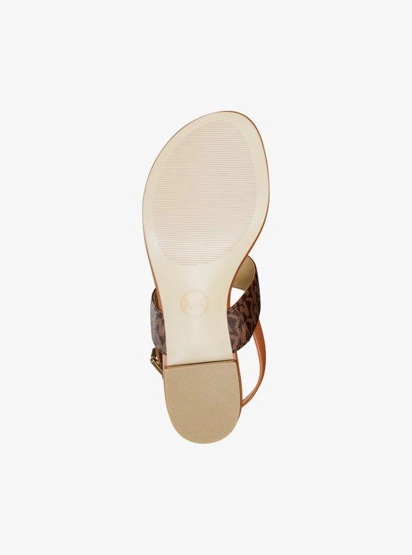 Michael Kors Hannah Signature Logo T-Strap Sandal 6