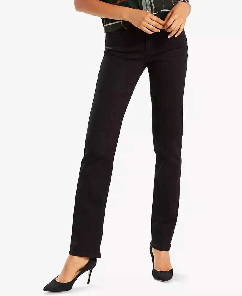 preivew Women's Classic Mid Rise Straight-Leg Jeans color