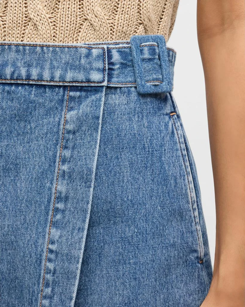 VERONICA BEARD Diaz Denim Skort 6