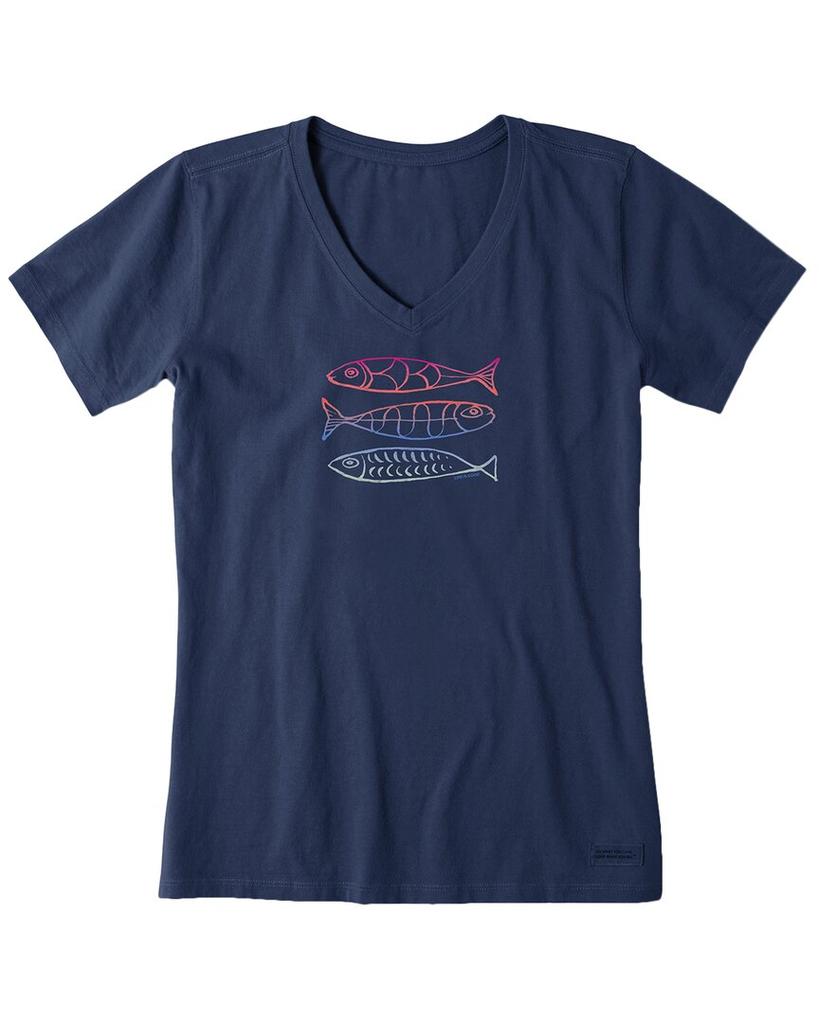 Life is Good Life is Good Crusher V-Neck T-Shirt