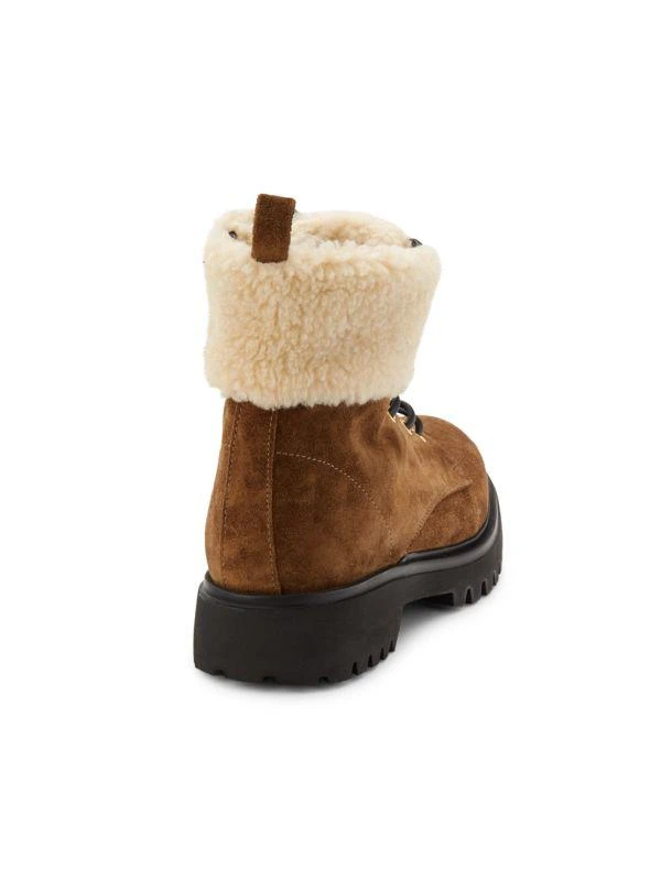 cavalli CLASS Faux Fur Lined Leather Ankle Boots 3