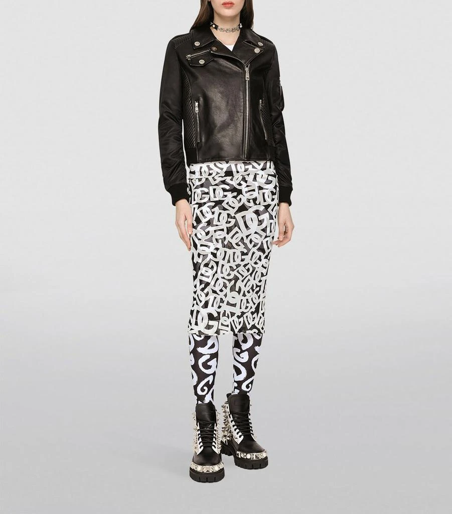 Dolce & Gabbana Leather Biker Jacket 3