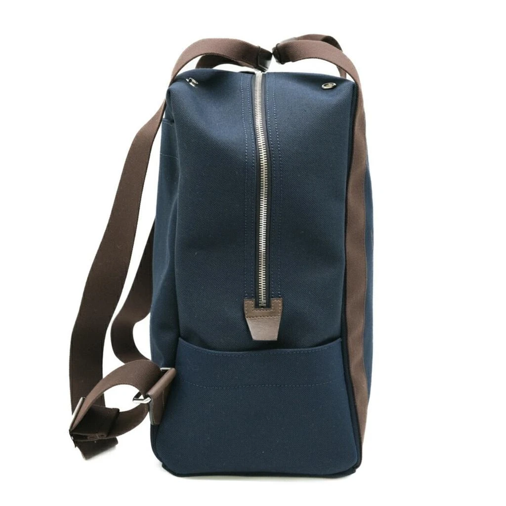 Hermes Navy Canvas Backpack (Pre-Owned) 4