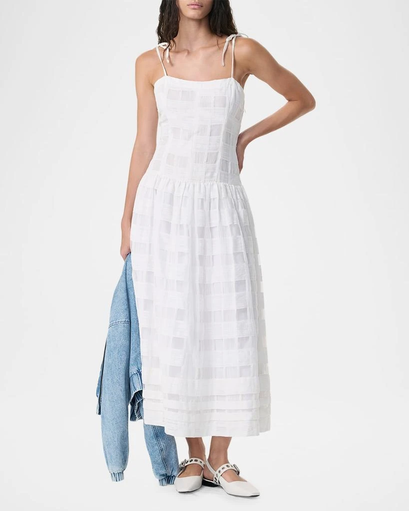 Rag & Bone Presley Plaid Fit-Flare Midi Dress 4